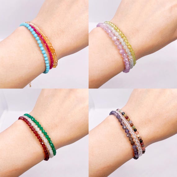 "Aura" Dainty Birthstone Bracelet