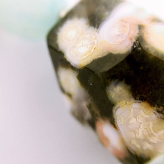Ocean Jasper Bracelet Ozean Jaspis Armband Carved Amazonite Etsy