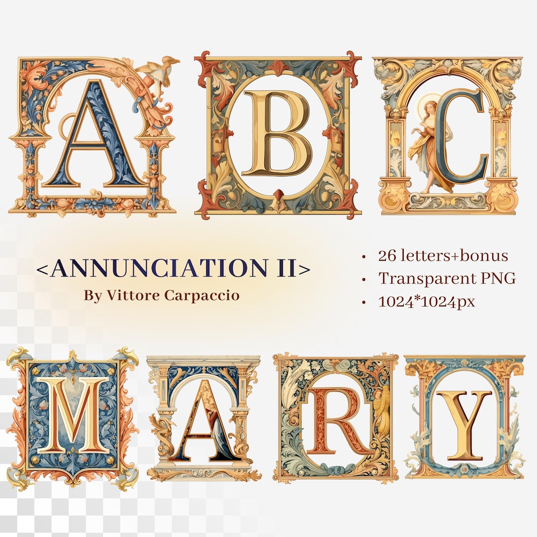 Fancy Renaissance Script Renaissance Elegance Alphabet | Transparent PNG SVG | Medieval ...