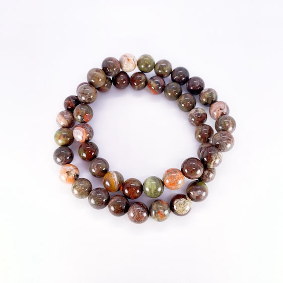 Rainforest Jasper Beaded Bracelet