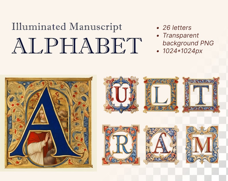 Alfabeto bizantino / Descarga PNG transparente / Letras manuscritas ...
