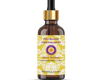 Aceite de mostaza puro y natural de Brassica Juncea para el crecimiento del cabello, cuidado de la piel y masaje corporal.