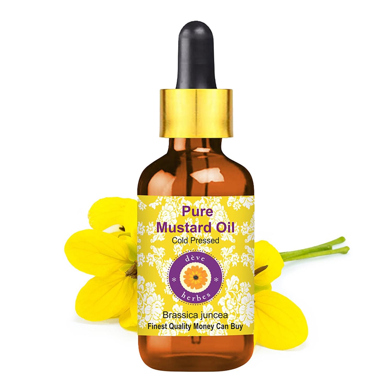 Mustard Oil Pure Natural Brassica Juncea for Hair Growth Skin Care Body Massage Oil