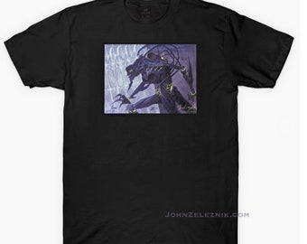 Magic the Gathering, Phyrexian Negator T-Shirt Signed & Numbered by Zeleznik  Limited Edition of 100