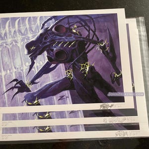 PHYREXIAN NEGATOR LIMITED Edition Artist Proof Giclee Art Print, Magic the Gathering  24” x 18” paper size by Zeleznik