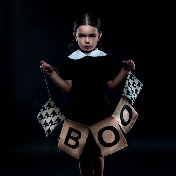 Wednesday Addams Girls Dress