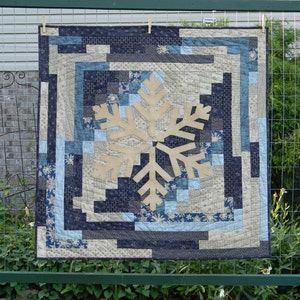 Snowflake-wool Applique Quilt Pattern - Etsy