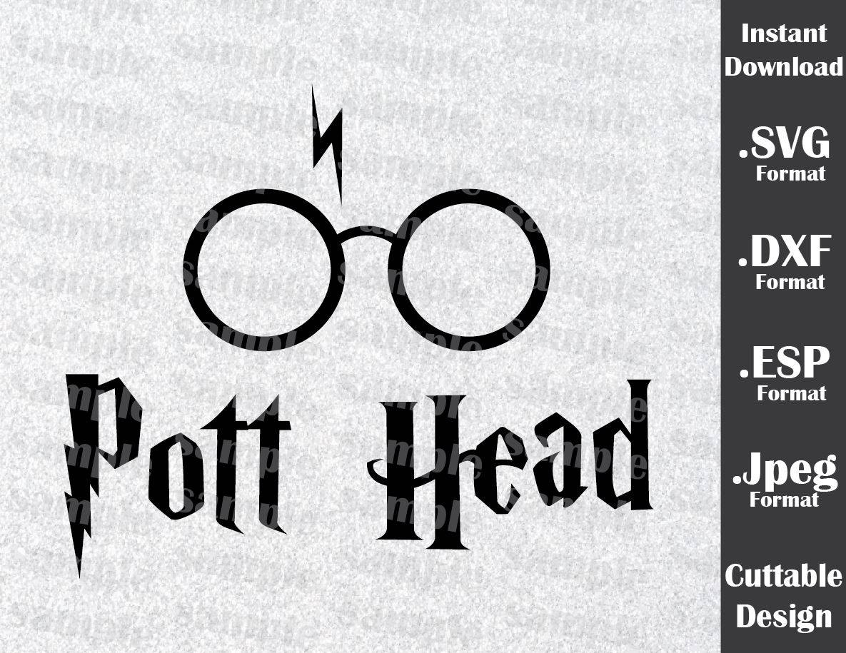 Download Harry Potter Inspired By Pott Head Cutting Files in SVG ...