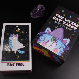Jeu de tarots et guide The Weird Cat