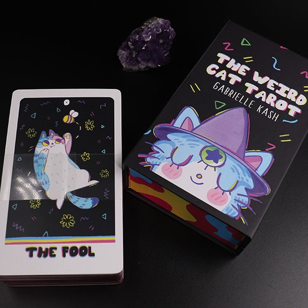 La baraja y guía del tarot del gato extraño