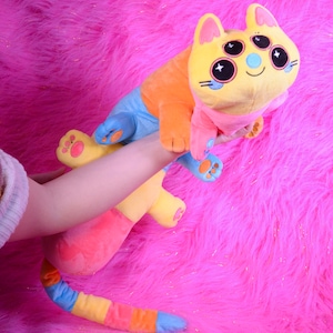 Woogler the Space Cat plush sour color