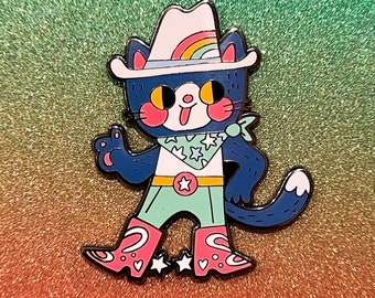 Meowdy pin