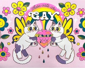 Gay Risograph Print