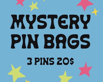 Mystery Enamel Pin Grab Bag