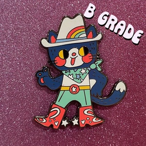 B GRADE meowdy pin