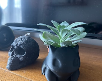Maceta Bulbasaur impresa en 3D