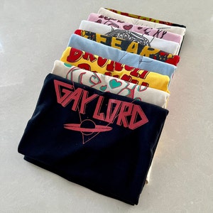 Discounted Queer/Pride T-Shirts (Printing Flaws), Size Small