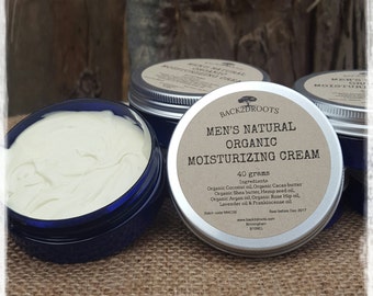 Men's Natural Organic Moisturizing Cream  40ml