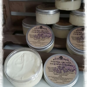 Natural Organic Face Moisturizing Cream