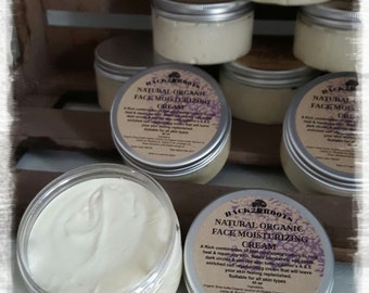 Natuurlijke biologische vochtinbrengende crème