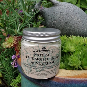 Natural Organic Face Moisturising Cream Acne/Oily skin prone