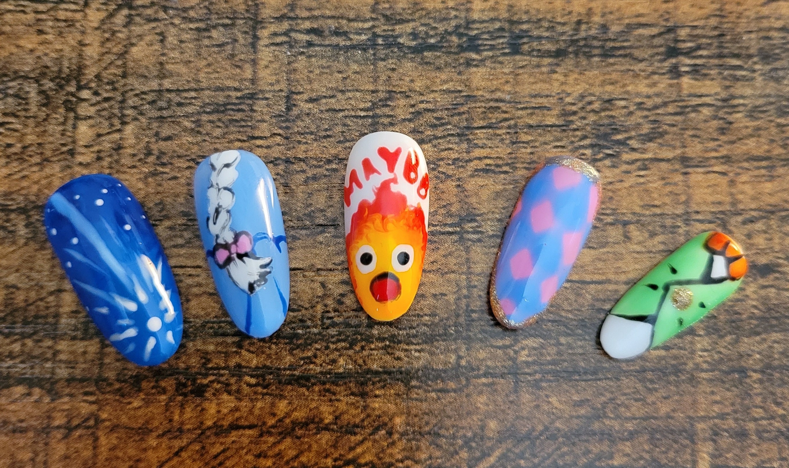 Aquatic Nails - Etsy