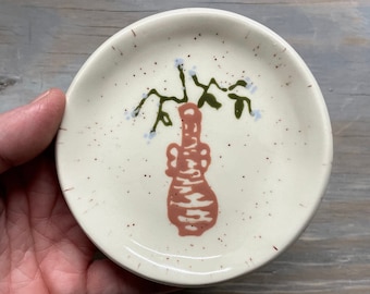 Ceramic Dish Trinket Plate