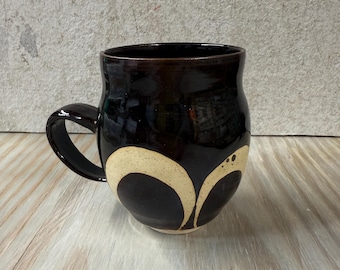 Ceramic mug pottery hand made pottery clay cup