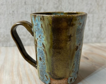 Ceramic mug pottery hand made pottery clay cup