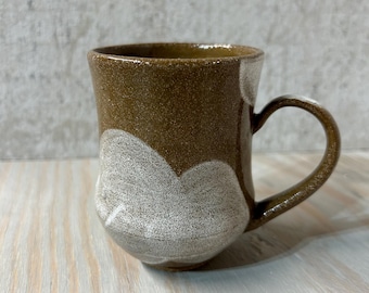 Ceramic mug pottery hand made pottery clay cup