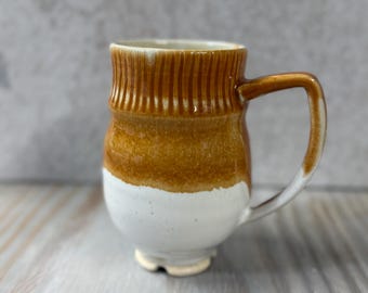 Ceramic mug pottery hand made pottery clay cup
