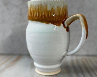Ceramic mug pottery hand made pottery clay cup