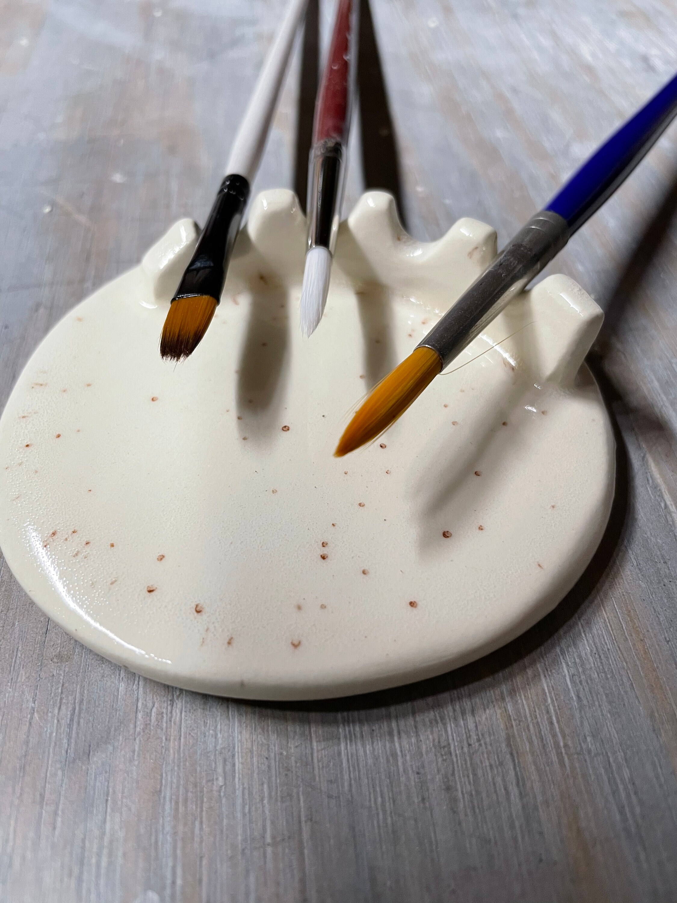 Ceramic Brush Rest Etsy