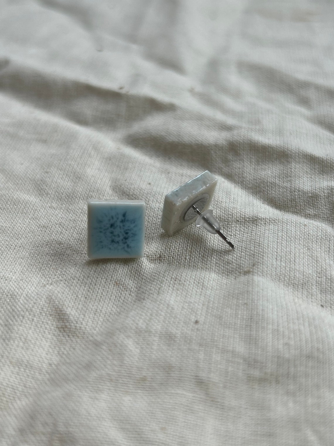 Ceramic Post Earrings - Etsy