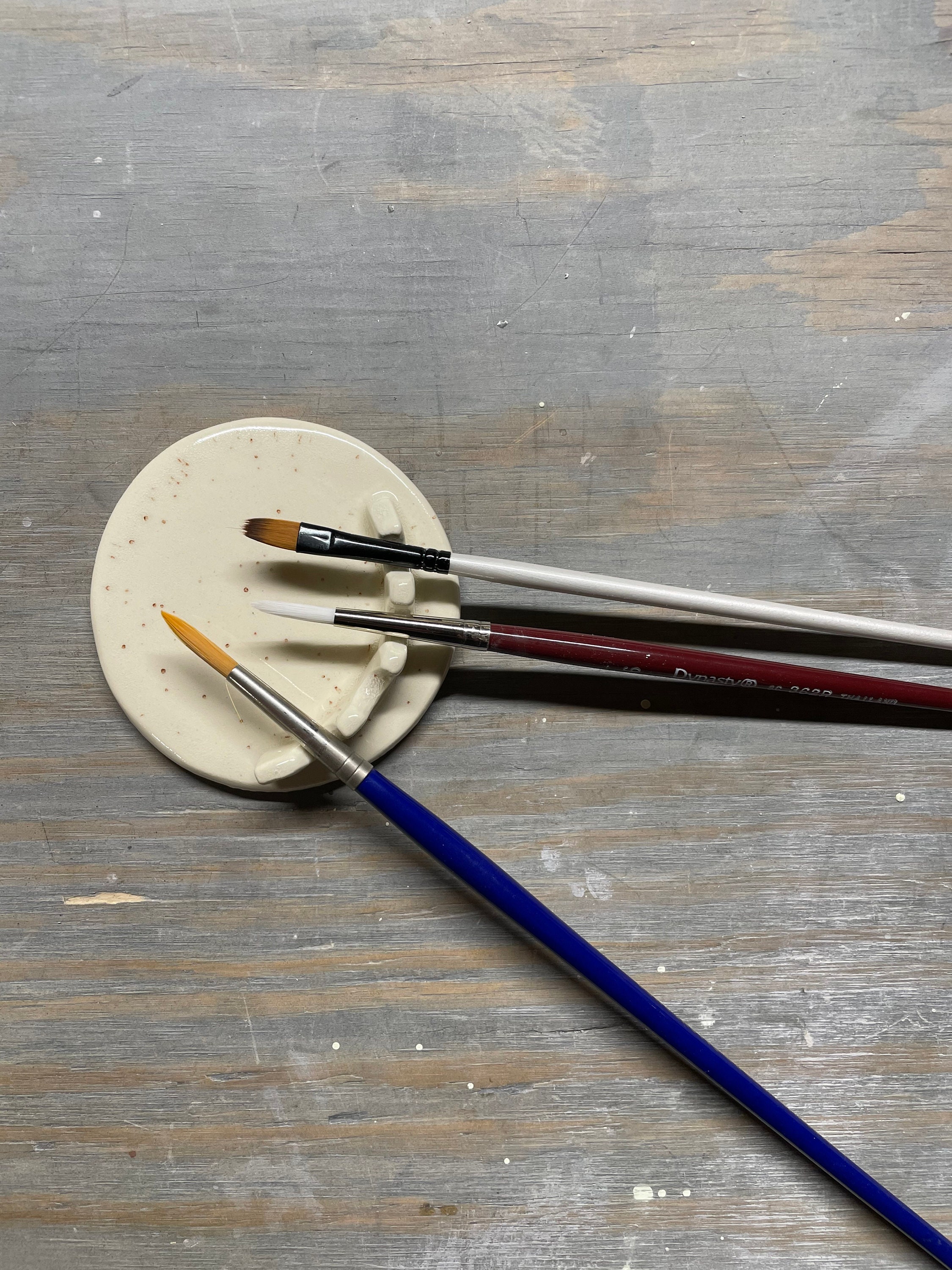 Ceramic Brush Rest Etsy