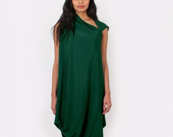 Zoe asymmetric sleeveless dress