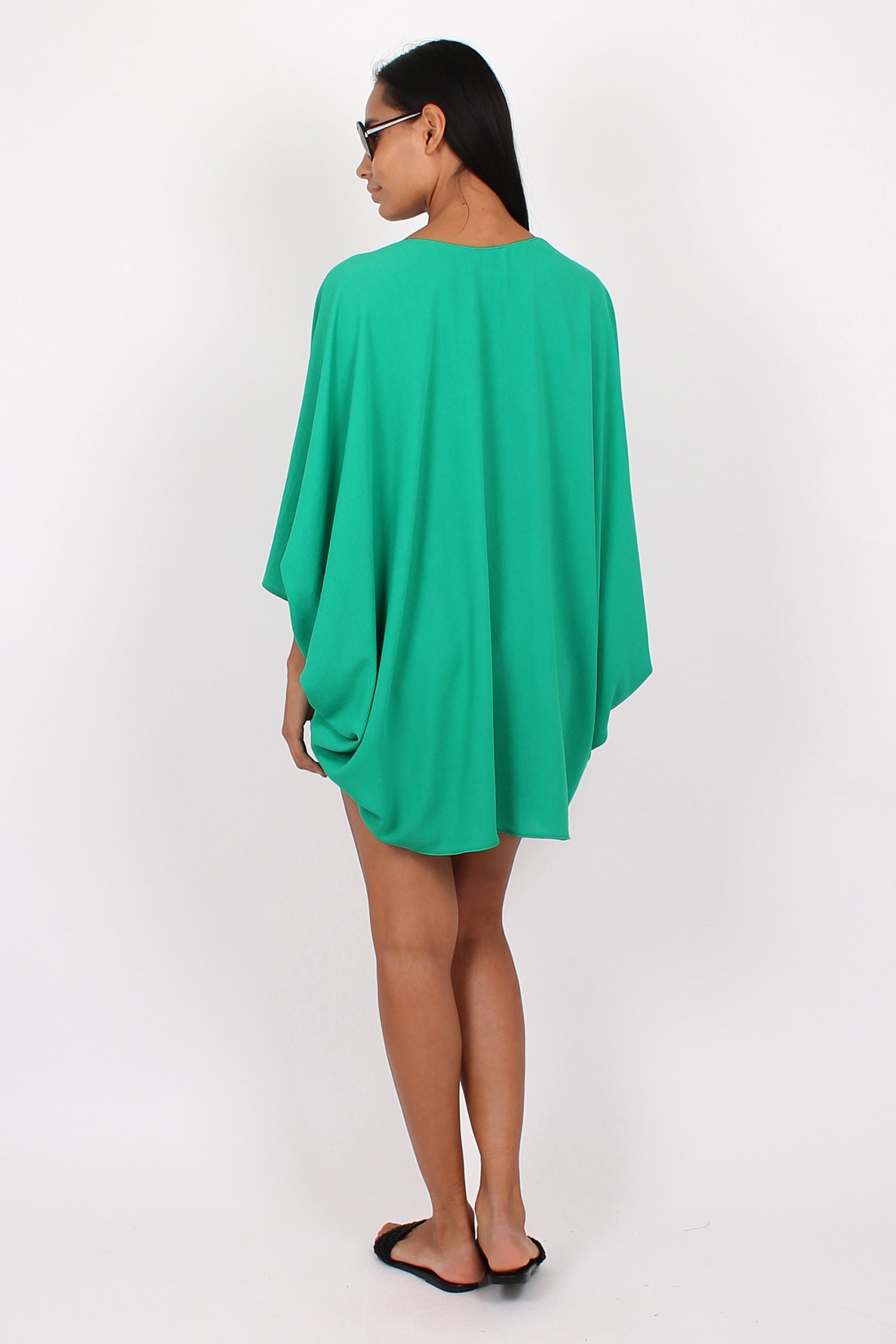 Mina Kaftan Green Etsy
