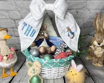 Personalized Easter Basket Bows, Petter Rabbit, Easter Cross, My 1st Easter