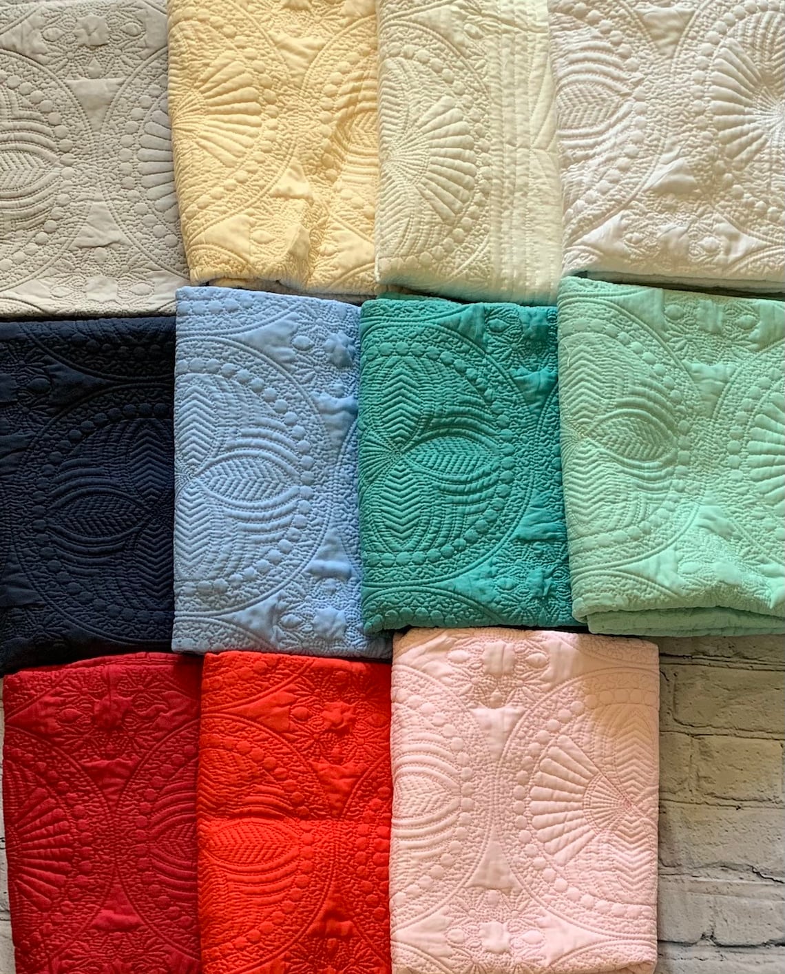 Heirloom Keepsake Blanket Quilt Blanks Birth 100Cotton Etsy