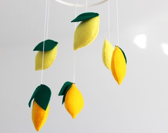 Yellow Baby Mobile Etsy