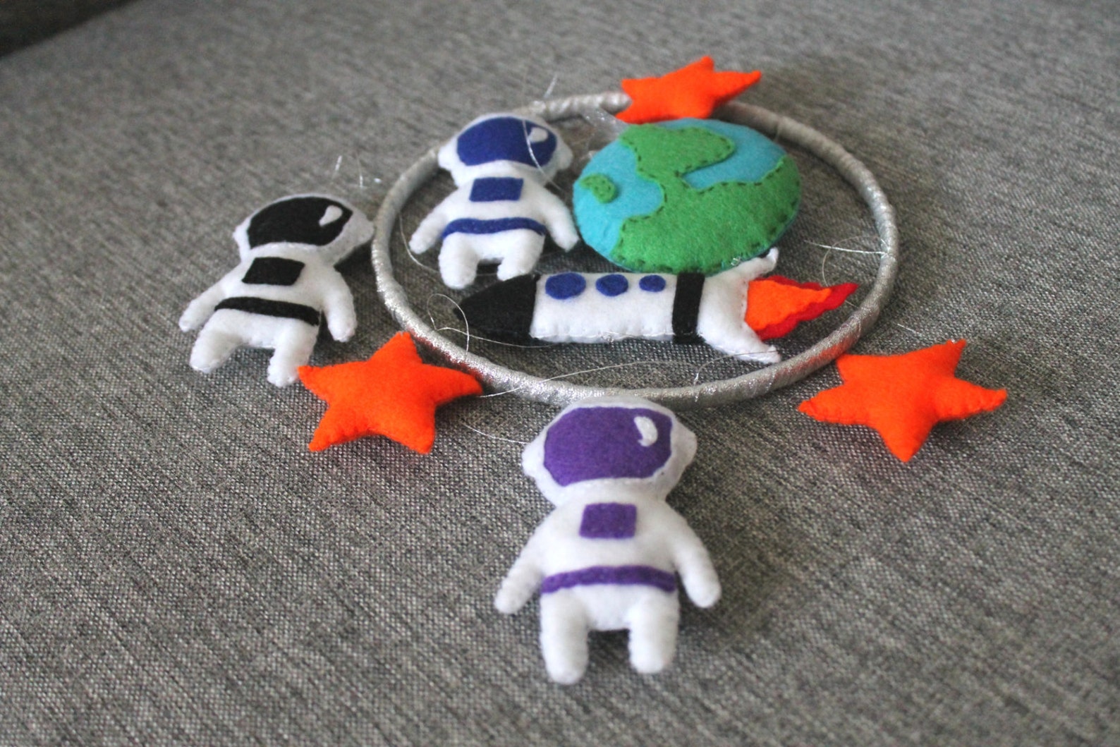 Space Mobile Felt Outer Space Crib Mobile Mobile Etsy