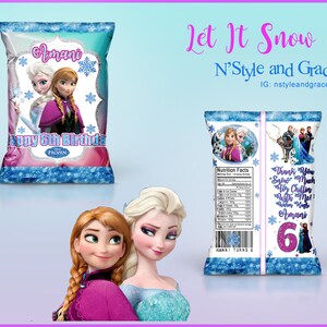 Elsa and Anna Chip Bag