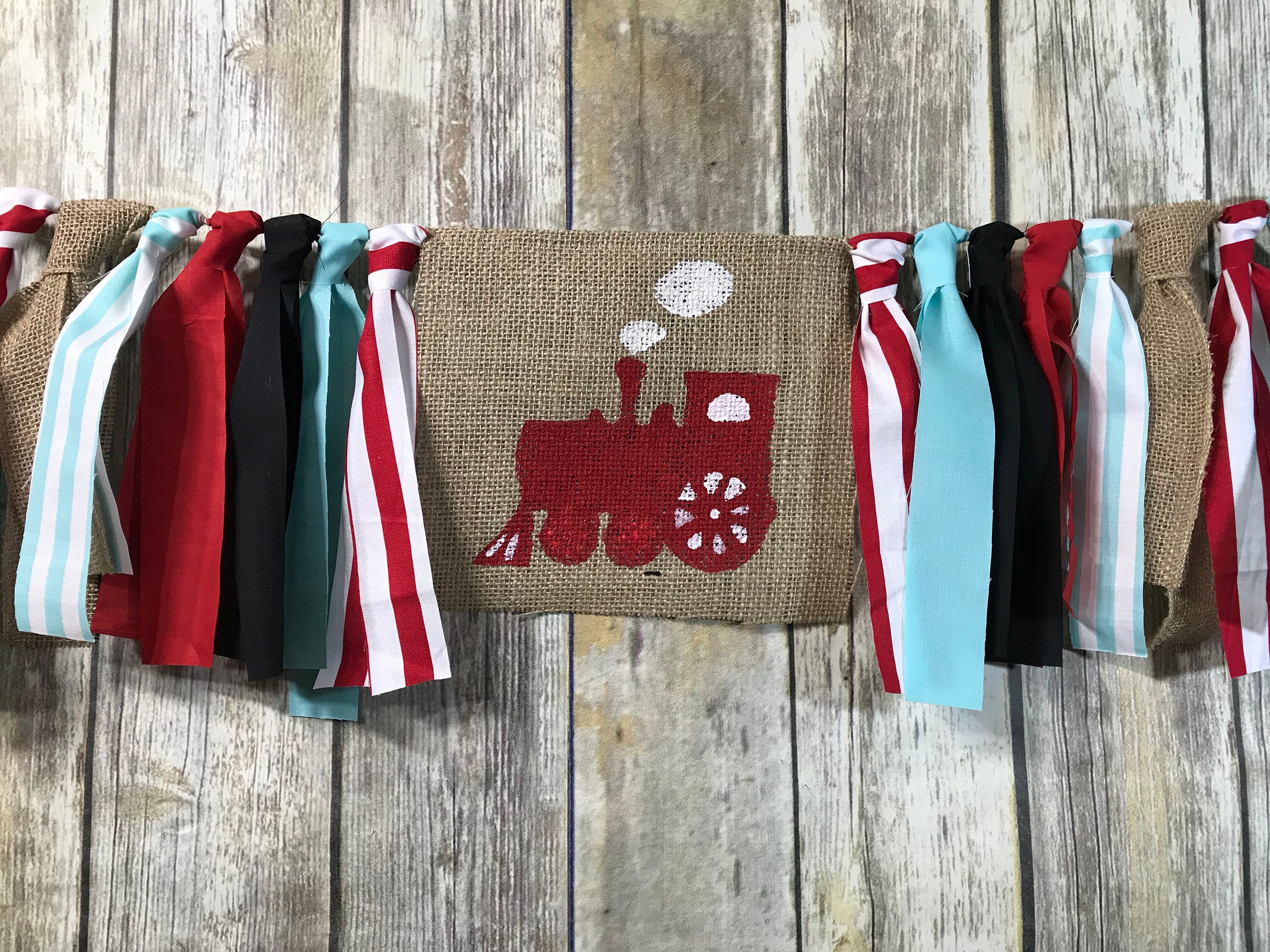 Vintage Train Birthday Banner Vintage Train Birthday Theme Etsy