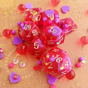 Mars DND Dice Set for Dungeons and Dragons Table Top RPGS