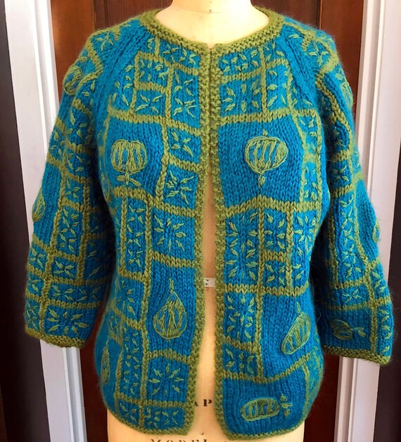 1950s Vintage Mohair Italian Sweater