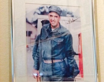 FRAMED and MATTED Batman Tv Show Display Barbara Stuart Signed Autographed Framed Autograph w Letter of Authenticity Adam West Villian