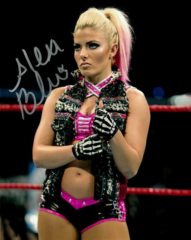 Alexa Bliss Autographed Signed 8x10 Photo WWE REPRINT Etsy