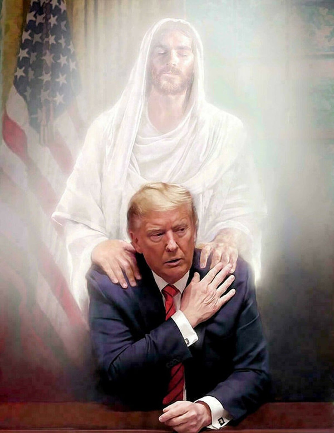 Donald Trump JESUS 2024 President United State Photo | Etsy