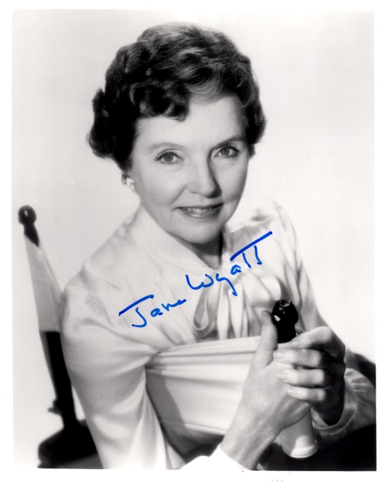 Jane Wyatt Star of Father Knows Beststar Trek Autograph | Etsy