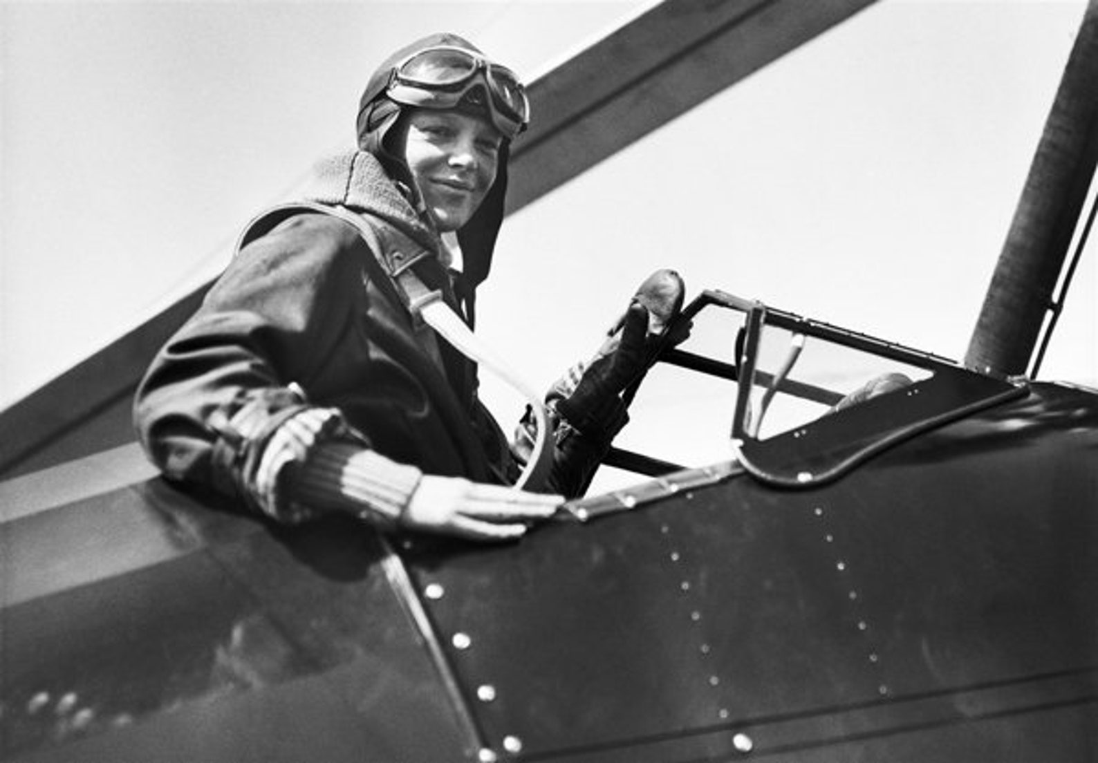Amelia Earhart American aviation pioneer First female Etsy